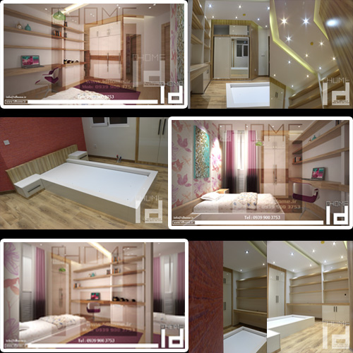 طراحی و اجرای اتاق خواب در اصفهان