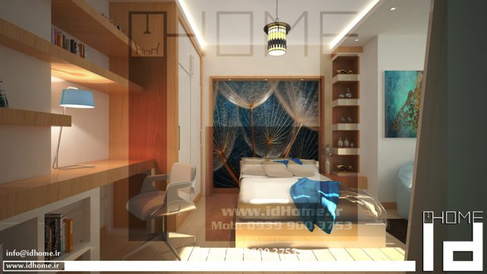 طراحی داخلی اتاق خواب اصفهان